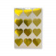ملصقات متعددة الاغراض تانكس قلوب ذهبي 31x31 ملم