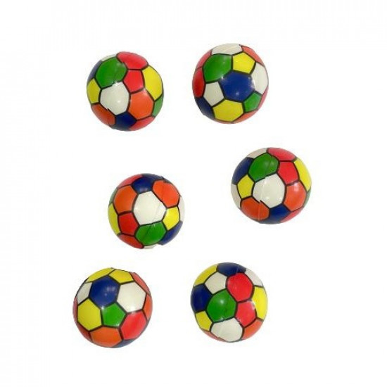 كرة اطفال اسفنج صغيرة 6 سم ملونة