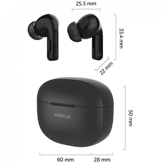 سماعات أذن لا سلكي نوكيا Go Earbuds+ اسود