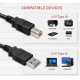 كيبل طابعة 5 متر USB 2.0 بافو