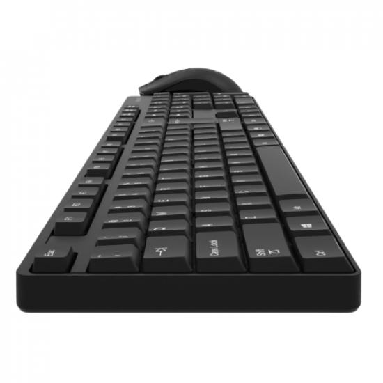 طقم لوحة مفاتيح كيبورد وماوس لاسلكي فليبس C501 اسود