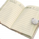 دفتر مذكرة صغير مسطر قطة بقفل طقطق