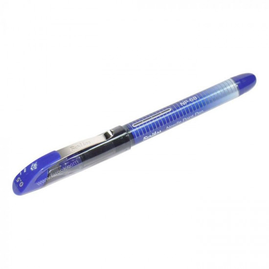 قلم توقيع حبر سائل 0.5 لون ازرق سكريكس ان بي 68 
