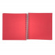 دفتر مذكرة سلك 14×16سم HONDA بسكيت احمر