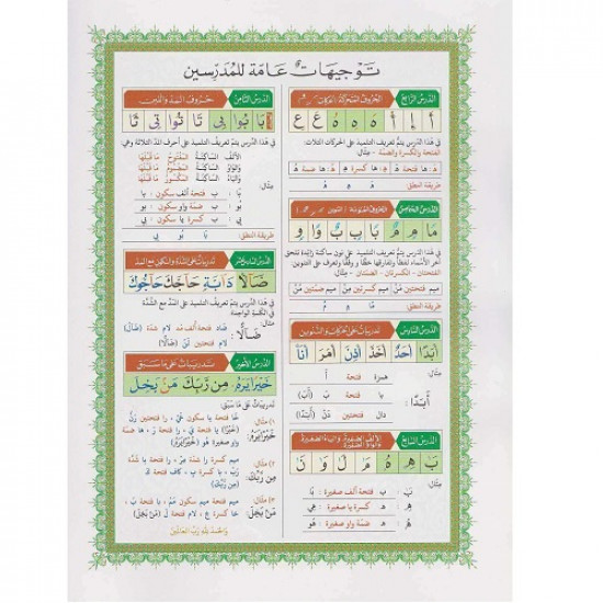 القاعدة النورانية وتطبيقاتها على ربع يس