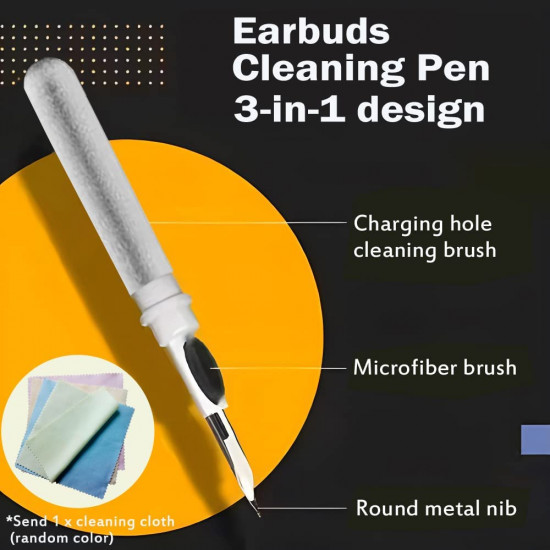 قلم تنظيف سماعات الأذن بتقنية البلوتوث