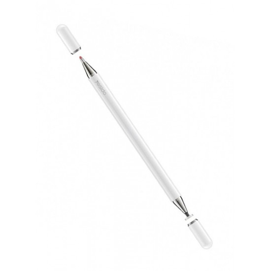قلم لمس للرسم عالي الدقة أبيض ST04 | Capacitive Stylus Pen