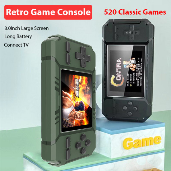 520 لعبة كلاسيكية مدمجة S8 GAME CONSOLE