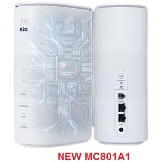 راوتر جديد ZTE 5G MC801A1 WI-Fi6 AX1800 من شركة الاتصالات السعودية يعمل على جميع الشبكات