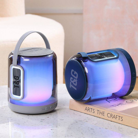 TG376 MINI Bluetooth Speaker LED LED ملون مضخم الصوت مكبر صوت النبض