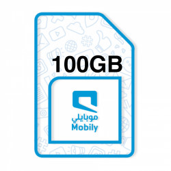 شريحة إنترنت موبايلي  100GB مدة 3 شهور