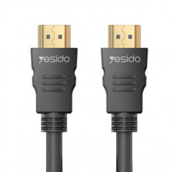 يسيدو -  Yesido HDMI Male to Male HDMI to HDMI Cable 4K 30Hz Data Cable 1.5M for HD TV XBOX PS3
