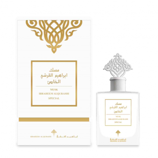 عطر المسك الابيض الخاص  - إبراهيم القرشي  ثبات 100٪