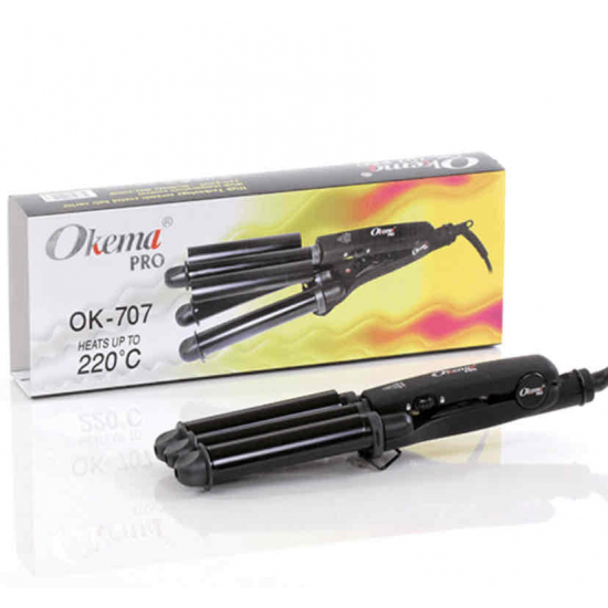 اوكيما - جهاز تمويج الشعر 3 في 1 - OK707