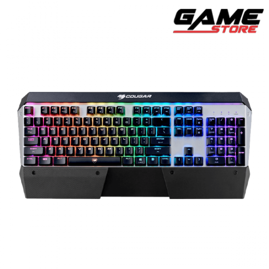 لوحة مفاتيح كوغار اتاك x3 RGB  - فضي - Attack x3