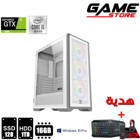 تجميعه ألعاب - بي سي جيمنق - معالج i5 الجيل العاشر - 16 جيجا بايت رام - كرت شاشه GTX1660/6G