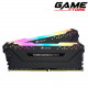 رام : CORSAIR RAM 8GB 8*2 RGB BLACK