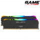 رام : CRUCIAL RAM 16G 2*8 3200 BLACK RGB