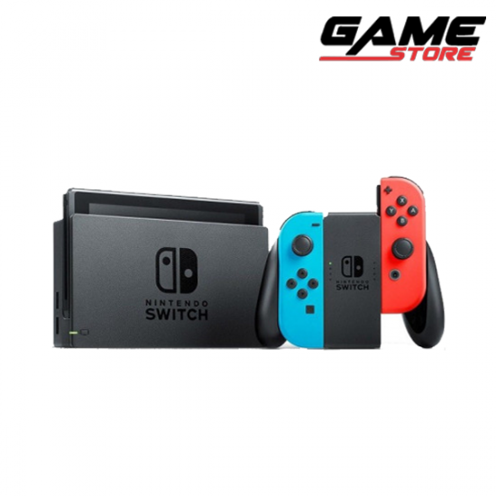 نينتندو سويتش - ملون - الاصدار الجديد + لعبتين + جراب للجهاز - Nintendo Switch - Colorful - New Edition + 2 Games + Cover Case