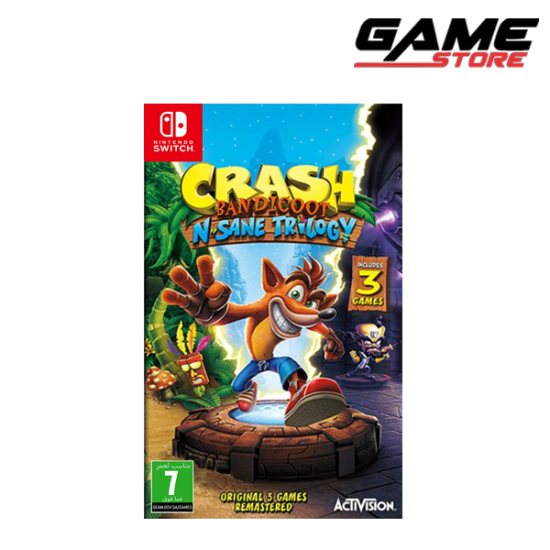 لعبة كراش بانديكوت - نينتندو سويتش - Crash Bandicoot