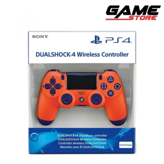 يد تحكم - برتقالي - بلايستيشن 4 -  Controller - orange - playstation 4