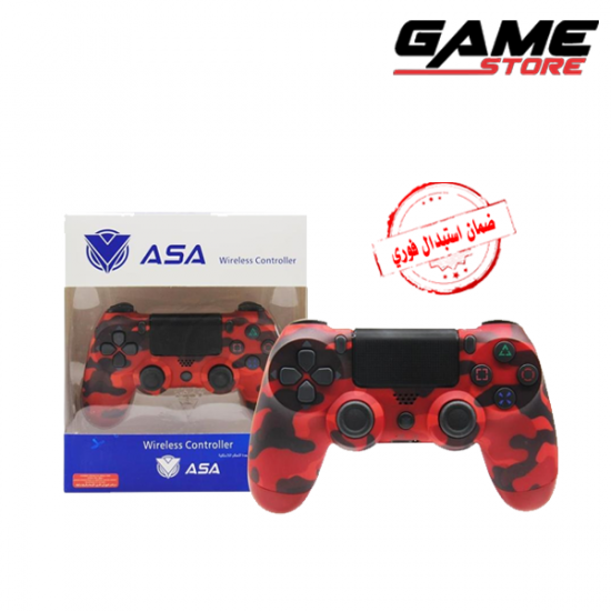 يد تحكم - ASA - احمر جيشي - بلايستيشن 4 - Controller - ASA - army red