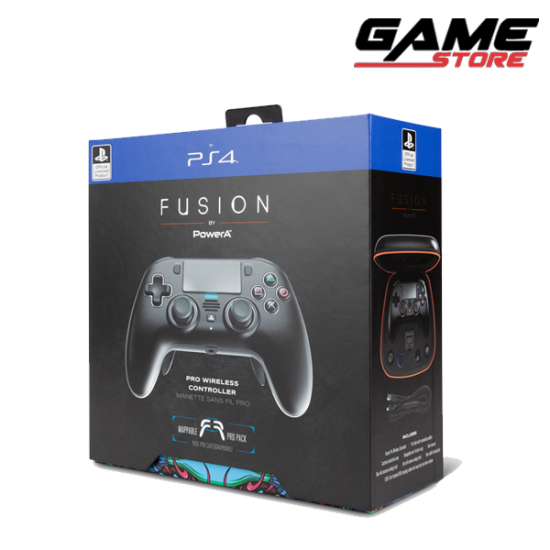 يد تحكم فيوجن برو  - اسود - بلايستيشن 4 - Fusion Pro Controller - Black