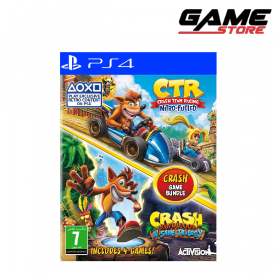 لعبة كراش سباق - كراش مغامرات - بلايستيشن 4 - Crash Racing - Crash Adventure