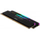 رام : CRUCIAL RAM 16G 2*8 3200 BLACK RGB