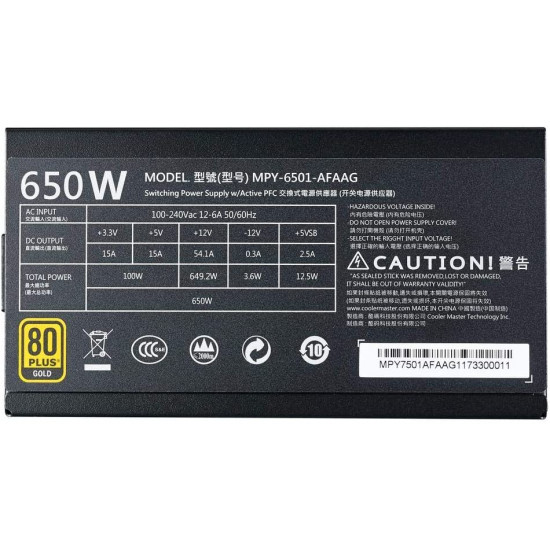 مزود طاقه : COOLER MASTER PSU 650W