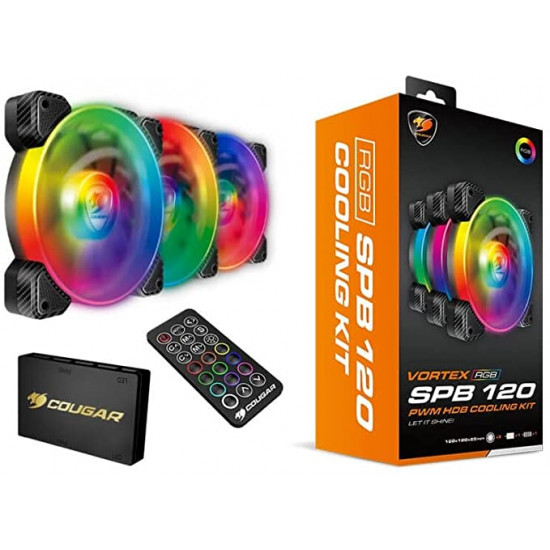 مراوح تركيب : COUGAR VORTEX RGB120 3PACK