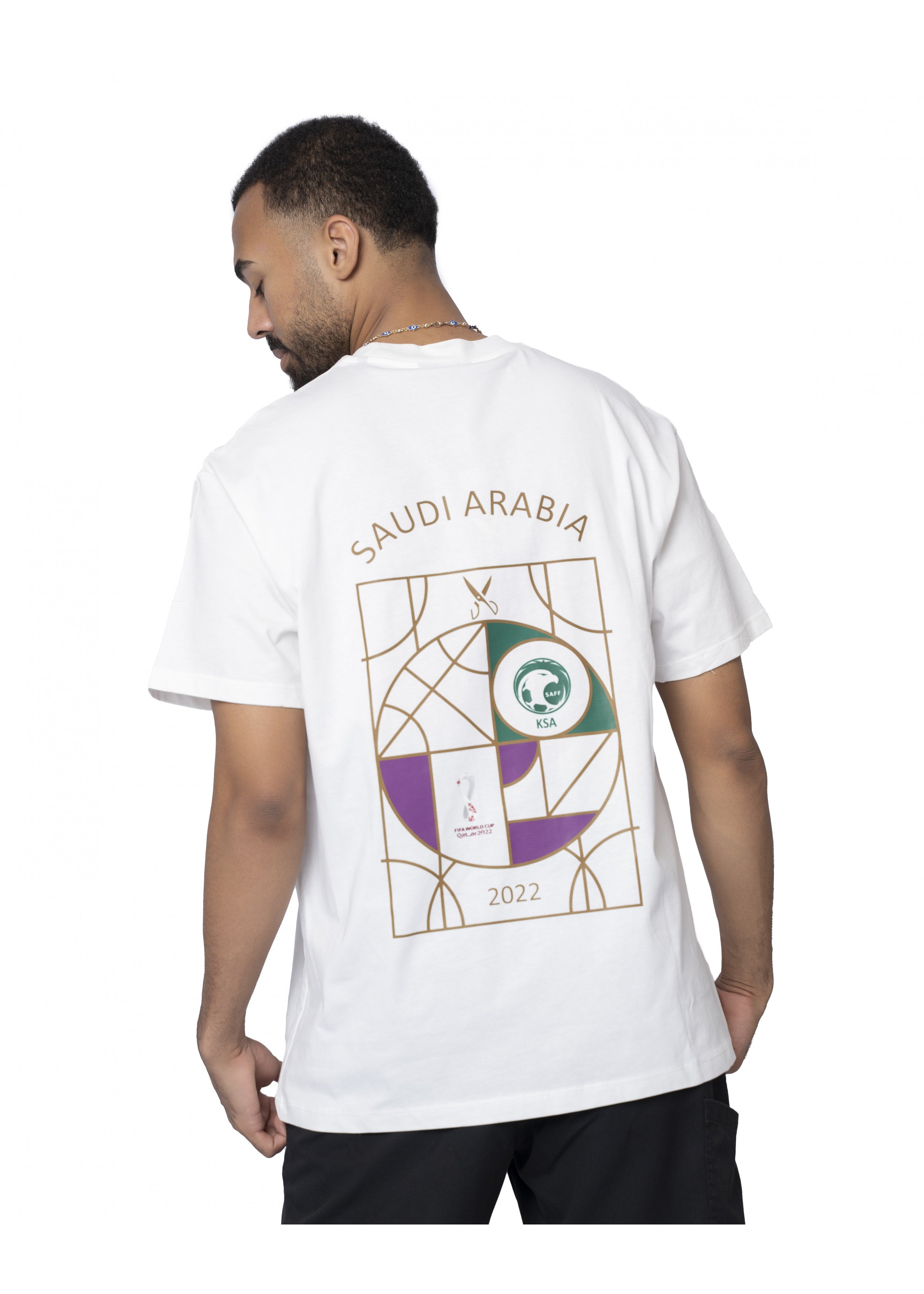 Saudi Team T-shirt - Off White 