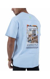 New T-shirt (Hejaz)- Baby Blue