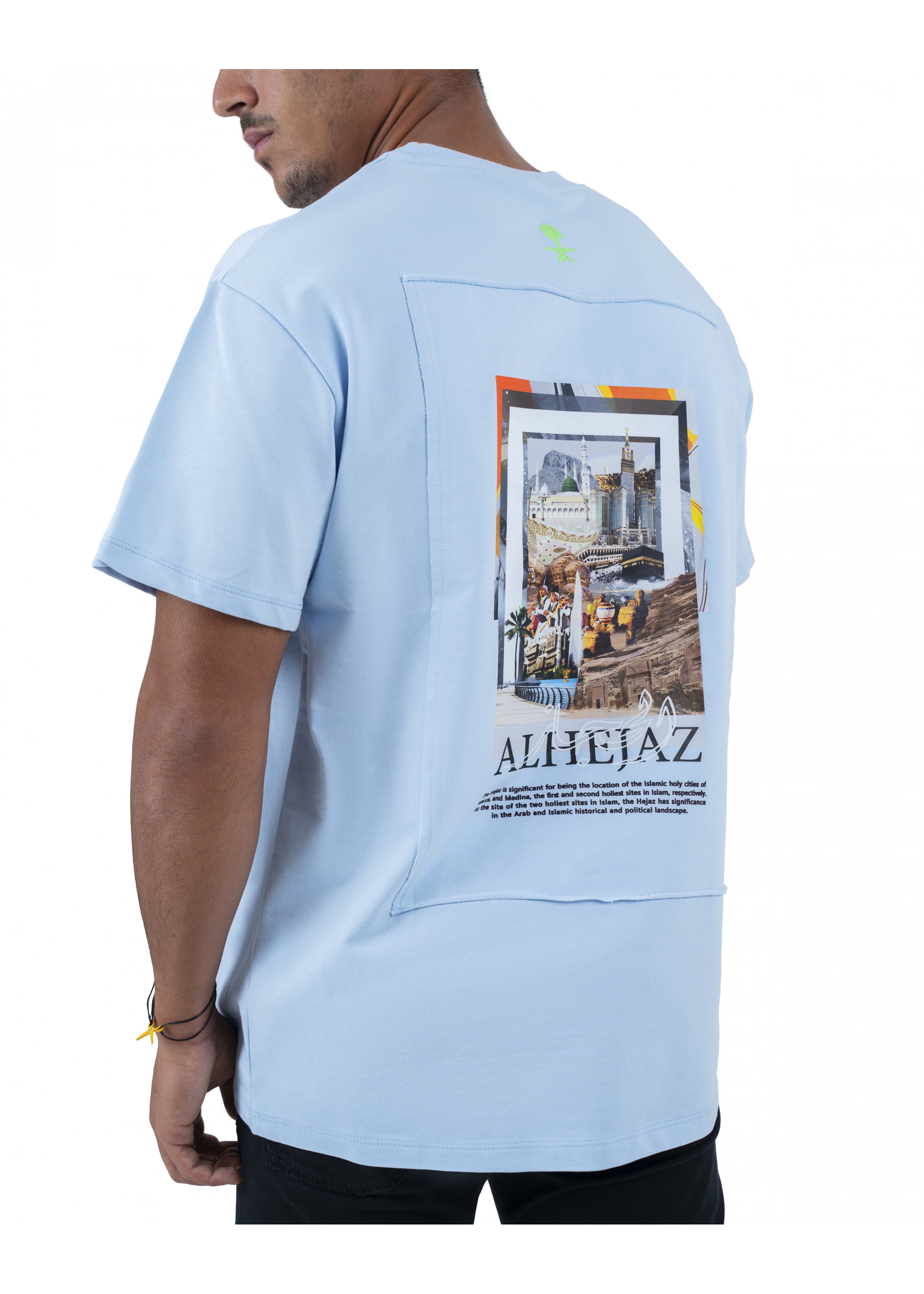 New T-shirt (Hejaz)- Baby Blue