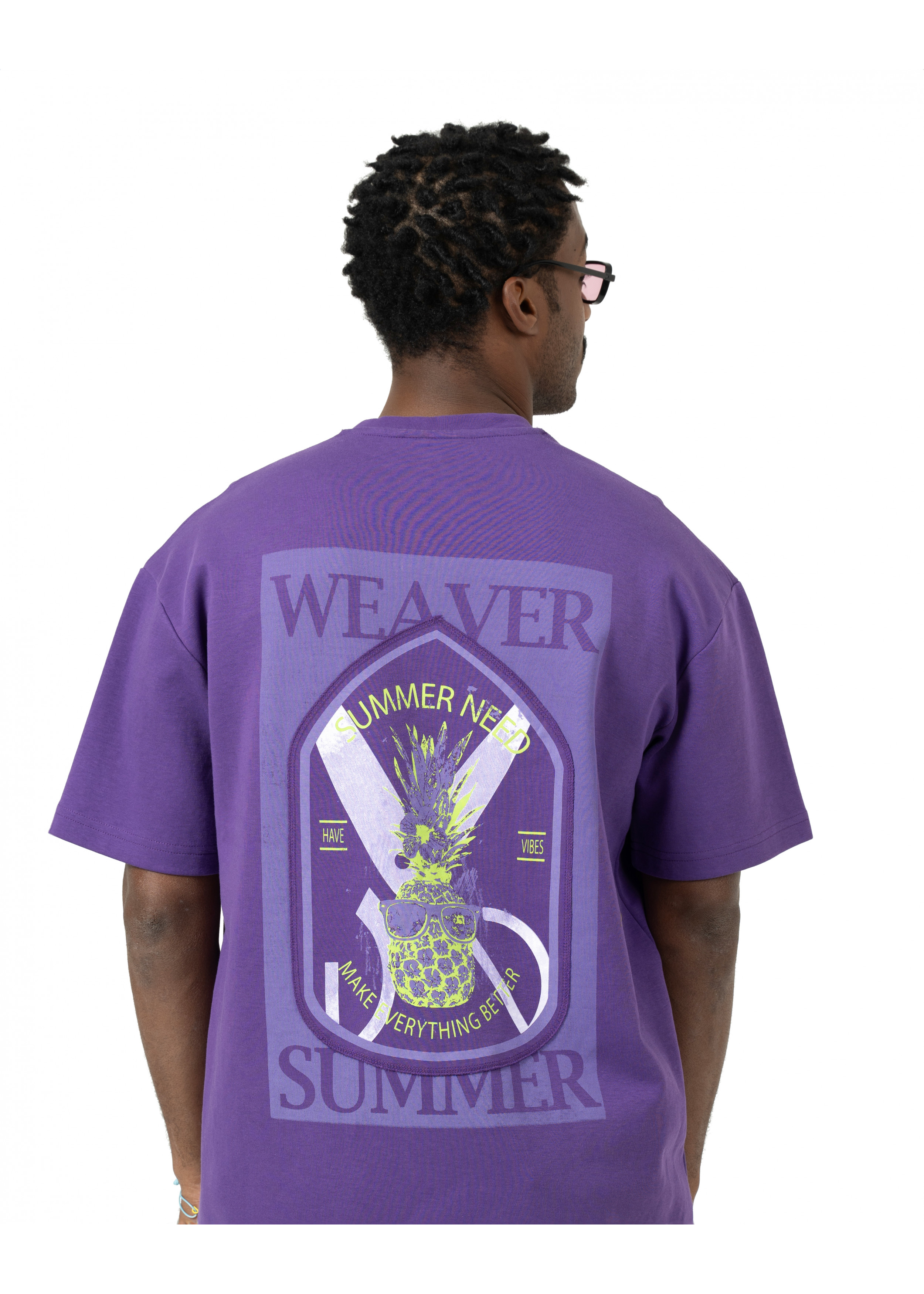  Need summer oversized T-shirt - Purple