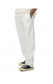 Pants zigzag logo - White