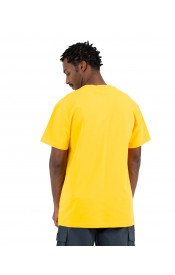 Plain T-shirt with zigzag logo - Yellow