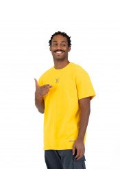 Plain T-shirt with zigzag logo - Yellow