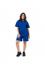 Plain T-shirt with zigzag logo - Blue