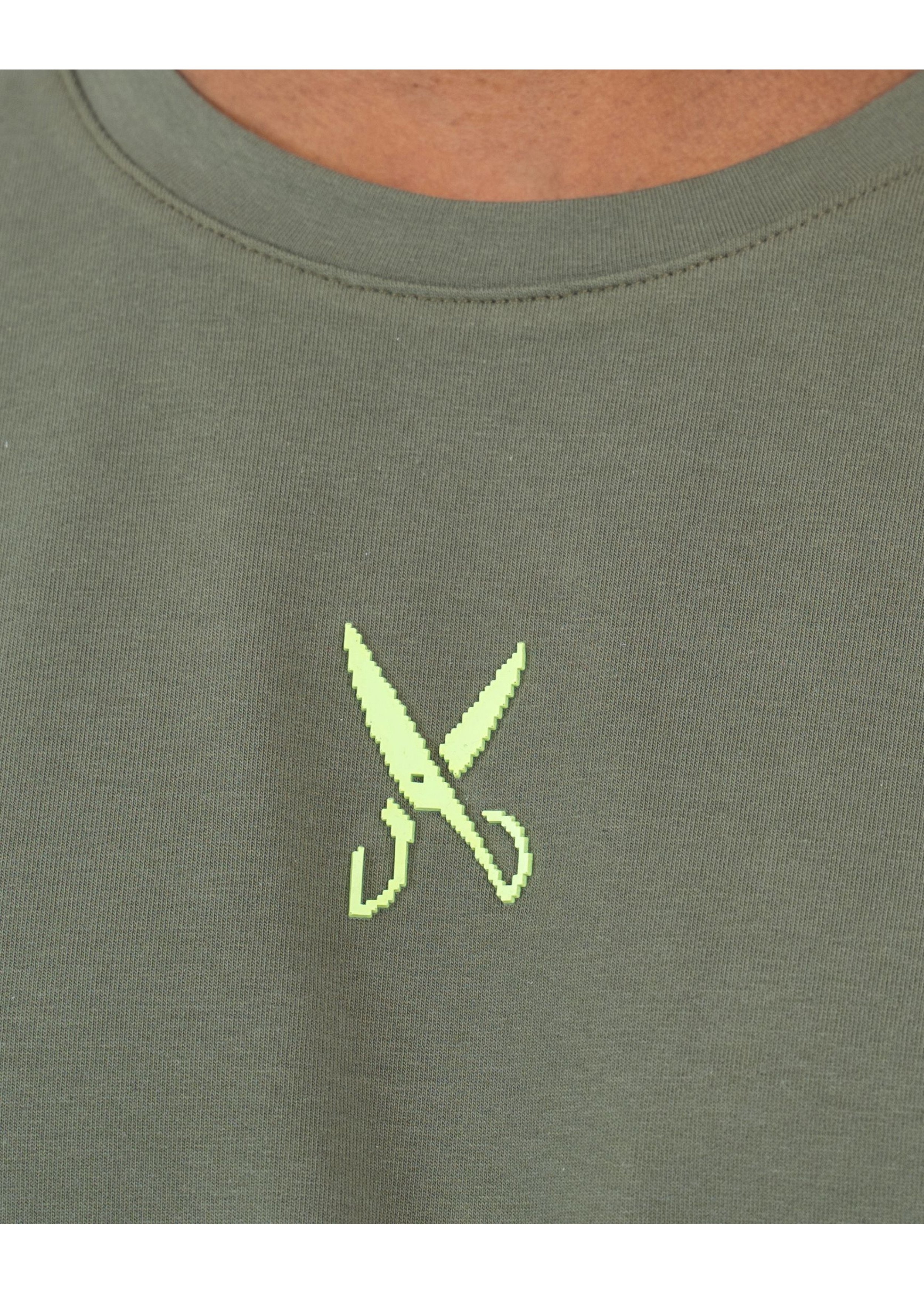 Plain T-shirt with zigzag logo - Oily