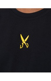 Plain T-shirt with zigzag logo - Black