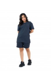 Plain Short with zigzag logo -Gray