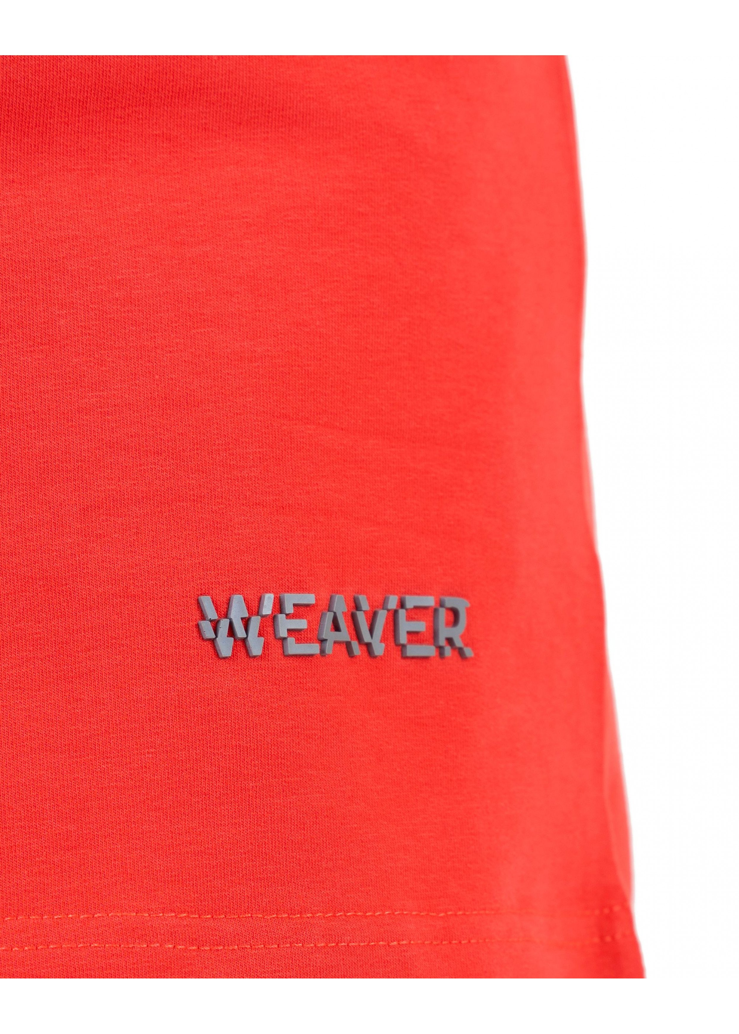 Plain T-shirt with zigzag logo - Coral 
