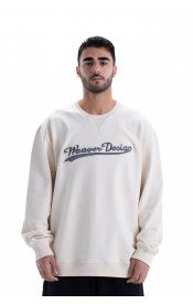 Sweatshirt oversize - Beige / Gray