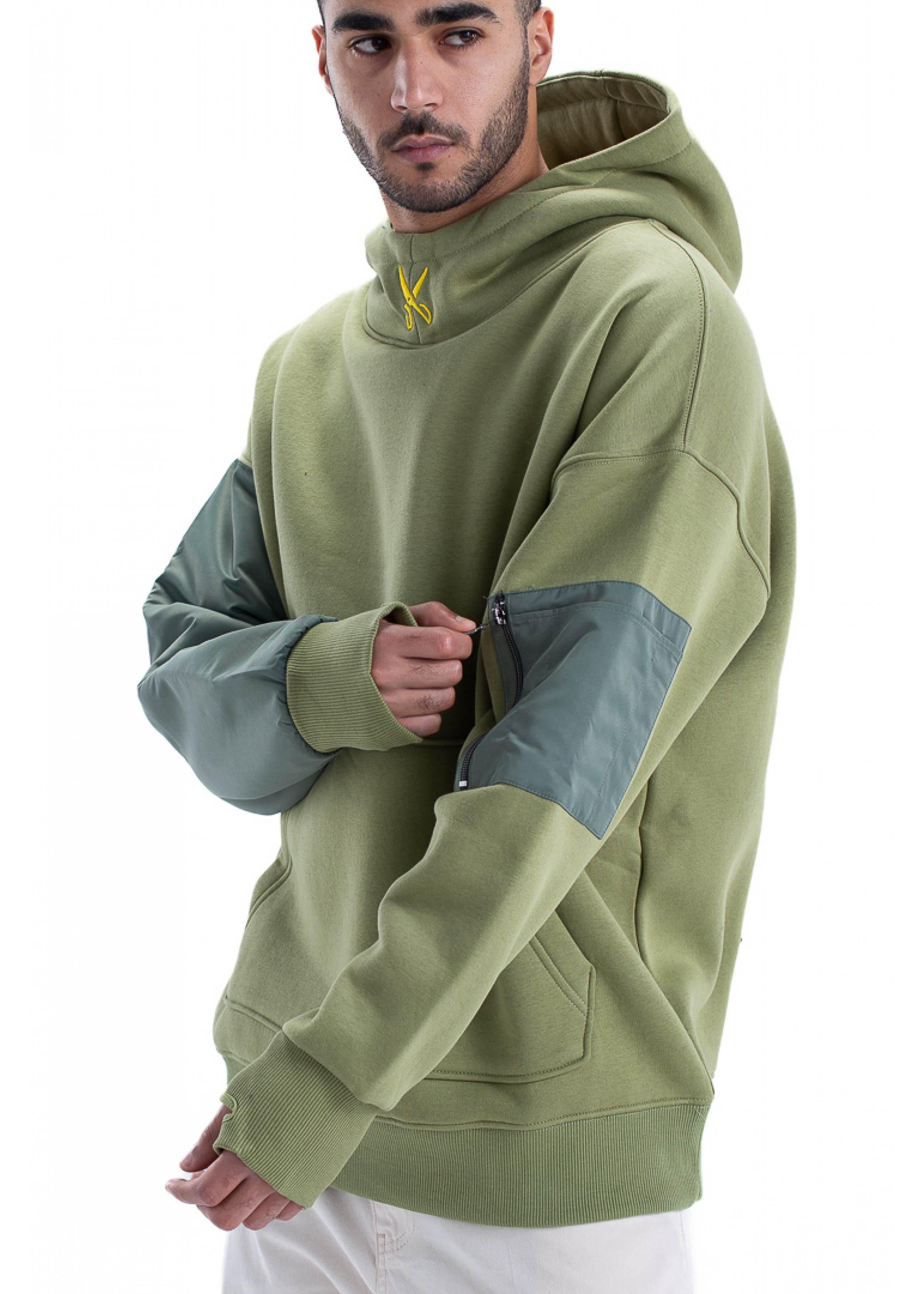 Hoodie Oversize 3D - Green