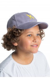 Cap Zigzag Gray / Yellow