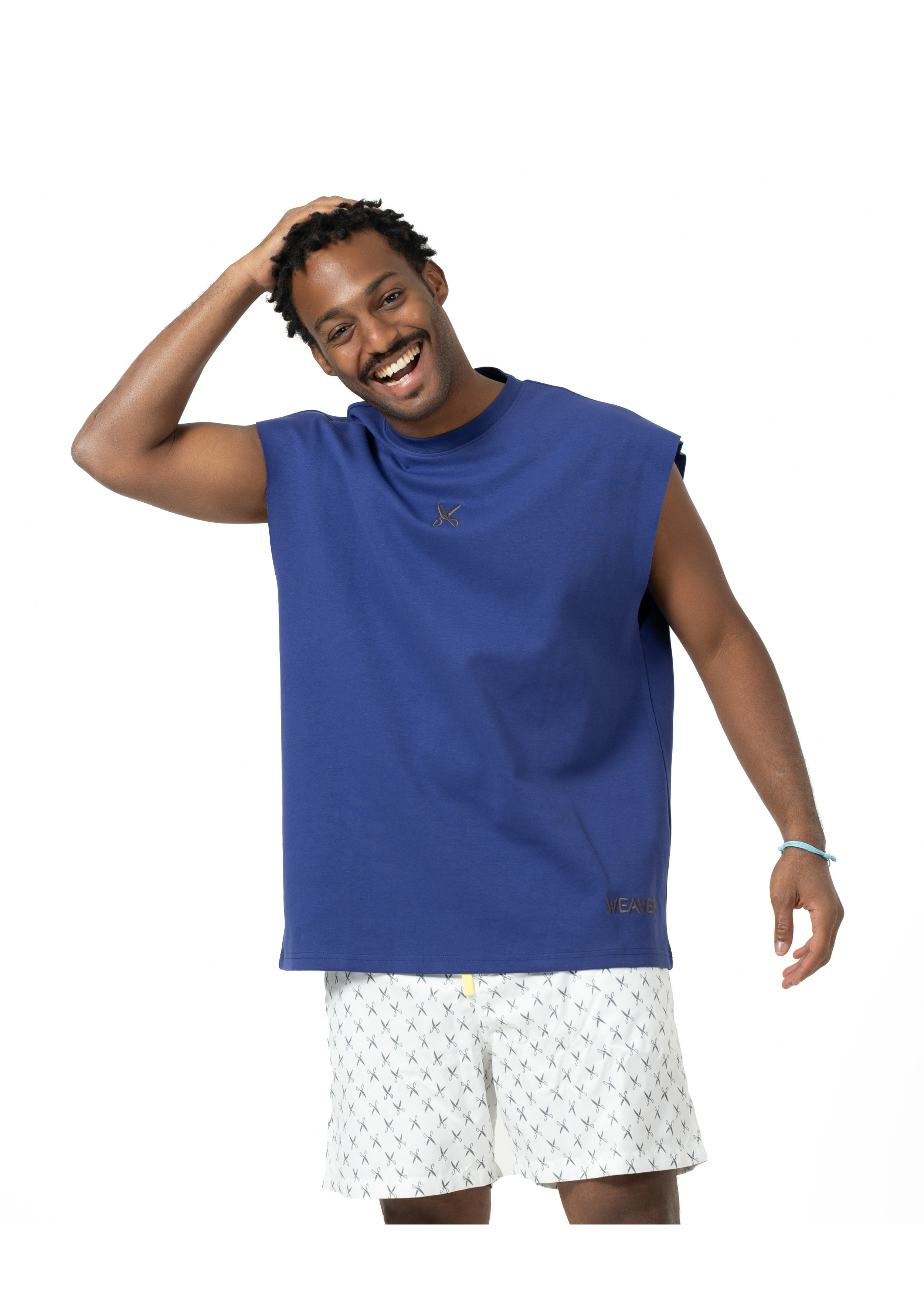 Plain Oversize Short Sleeve - Dark Blue