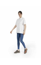 Unisex Turtleneck t-shirt- Off White