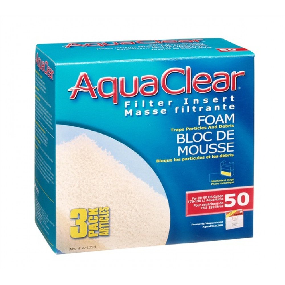 أسفنج جودة عالية 3 قطع - AquaClear Foam Filter Insert