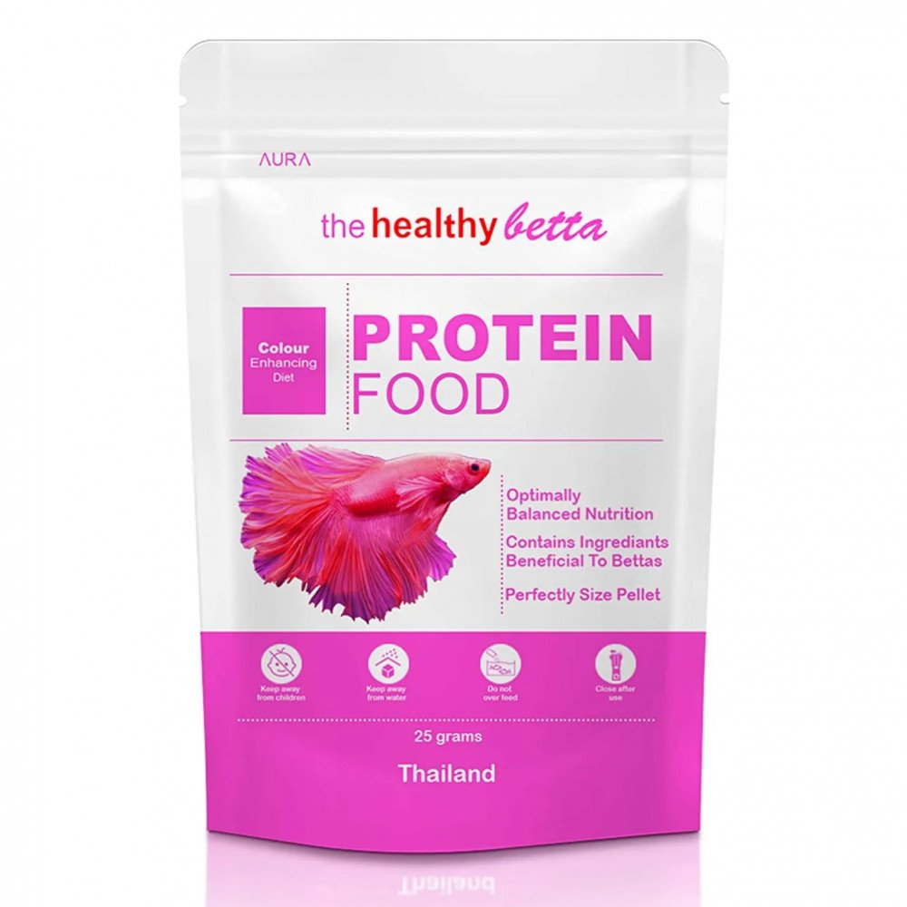 غذاء أسماك البيتا والسيامي بزيادة بروتين - Heathy Betta Protein Food